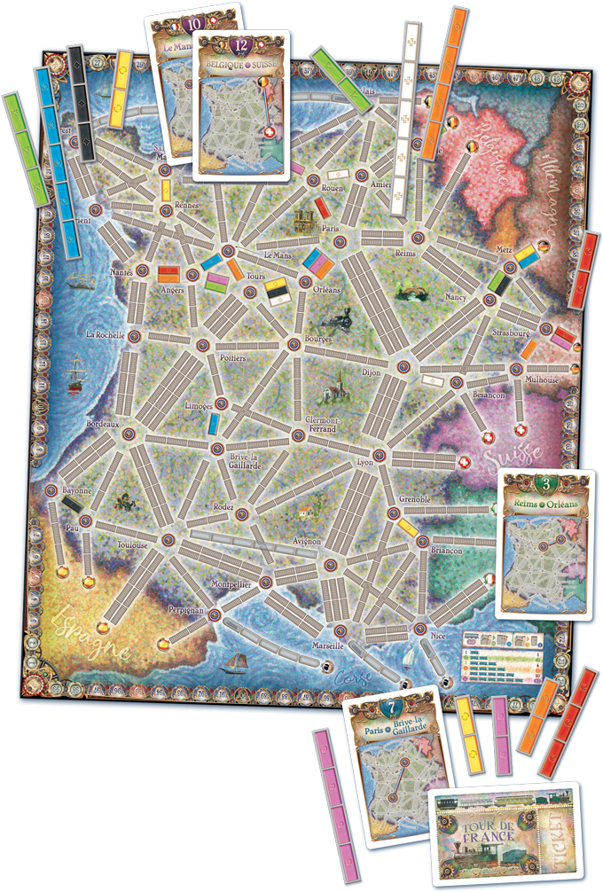 Ticket to Ride : France and Old West - Map Collection Vol. 6